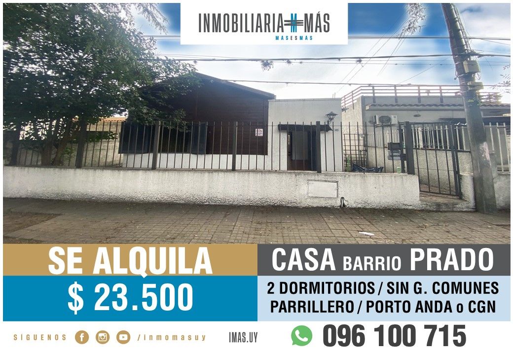 #5414195 | Alquiler | Casa | Montevideo (Inmobiliaria MAS)