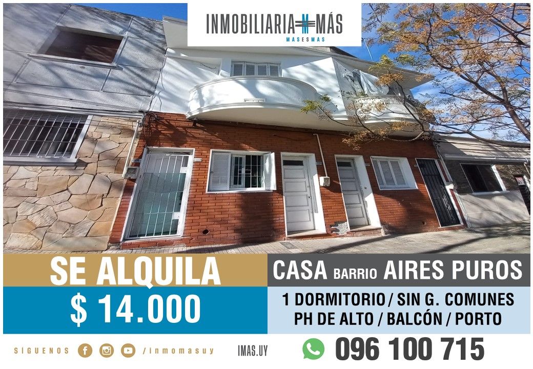 #5352531 | Alquiler | PH | Montevideo (Inmobiliaria MAS)