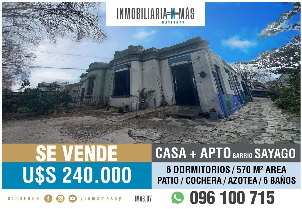 #4445388 | Venta | Casa | Montevideo (Inmobiliaria MAS)