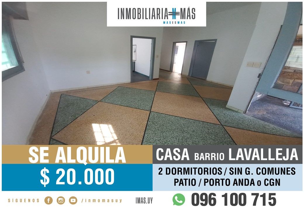 #4766433 | Alquiler | PH | Montevideo (Inmobiliaria MAS)