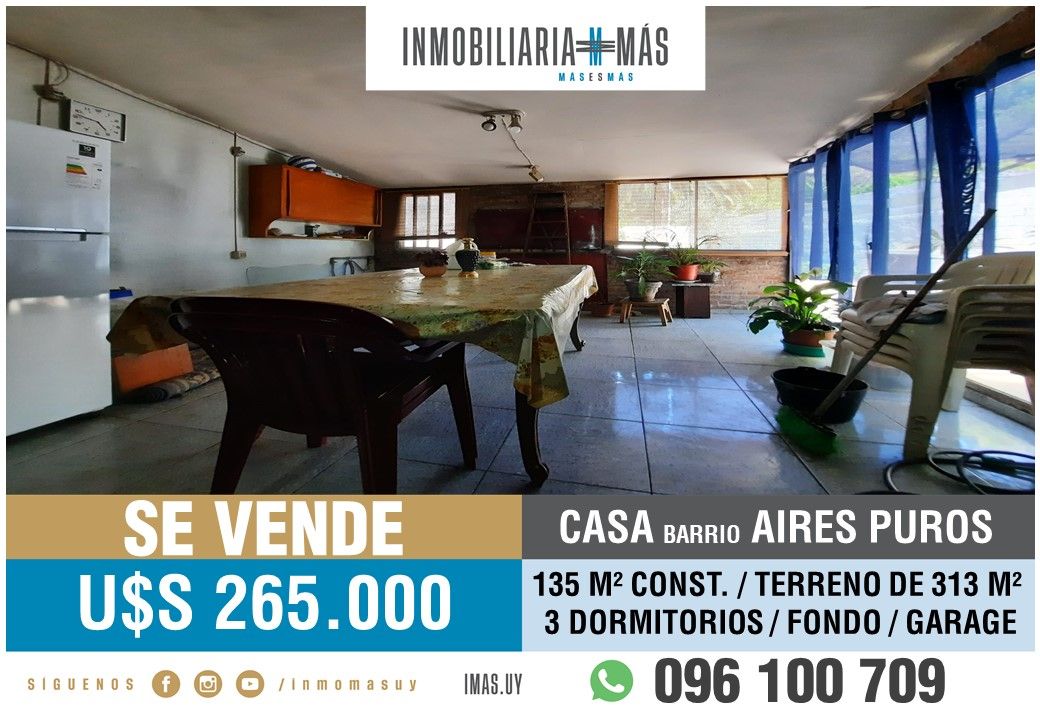 #4789273 | Venta | Casa | Montevideo (Inmobiliaria MAS)