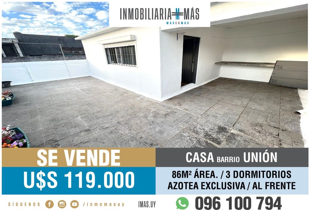 #4811860 | Sale | House | Montevideo (Inmobiliaria MAS)