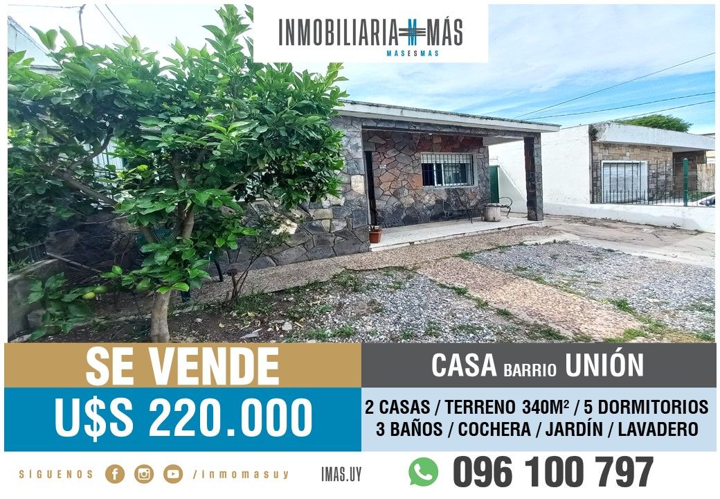 #4811874 | Venta | Casa | Montevideo (Inmobiliaria MAS)