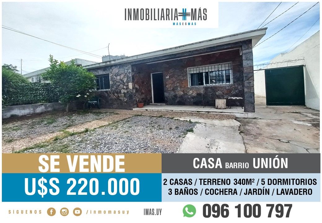 #4811877 | Venta | Casa | Montevideo (Inmobiliaria MAS)