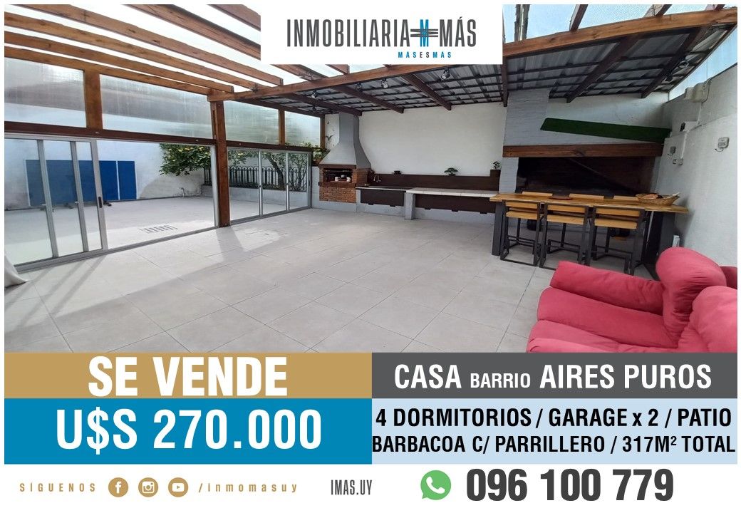 #4811888 | Venta | Casa | Montevideo (Inmobiliaria MAS)