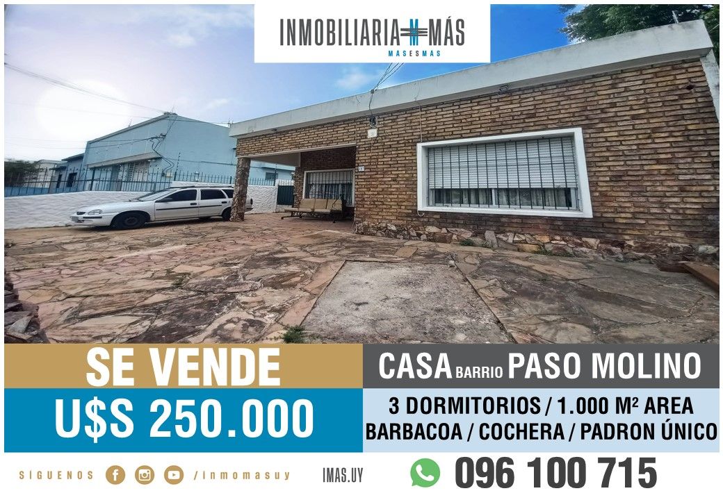 #4886654 | Venta | Casa | Montevideo (Inmobiliaria MAS)