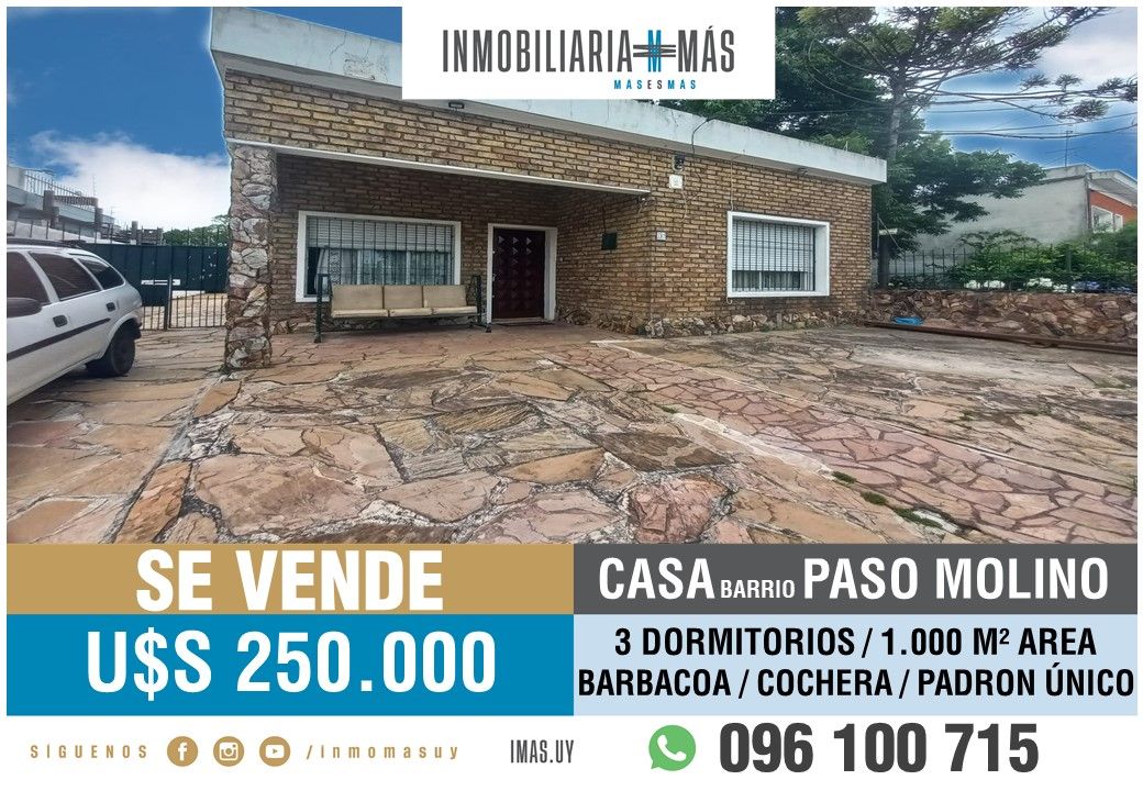 #4886657 | Venta | Casa | Montevideo (Inmobiliaria MAS)