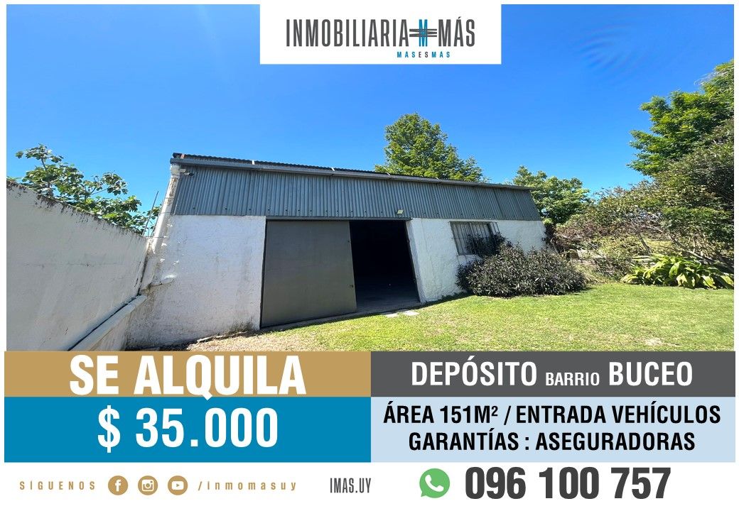 #4886665 | Alquiler | Galpón / Depósito / Bodega | Montevideo (Inmobiliaria MAS)