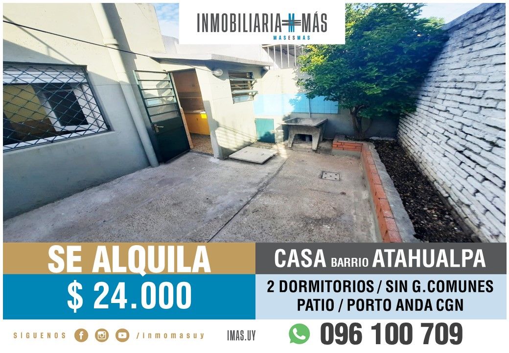 #4886710 | Alquiler | PH | Montevideo (Inmobiliaria MAS)