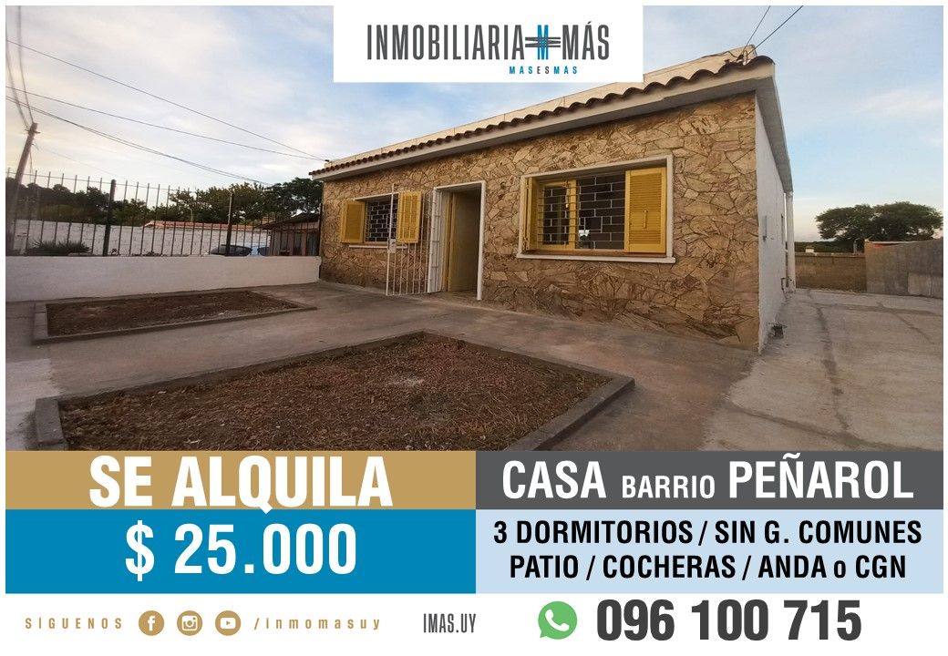 #5199629 | Alquiler | Casa | Montevideo (Inmobiliaria MAS)