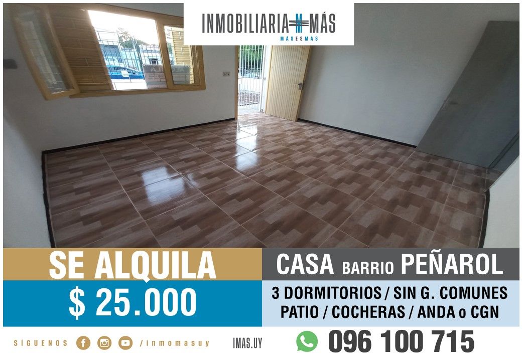 #5199630 | Alquiler | Casa | Montevideo (Inmobiliaria MAS)