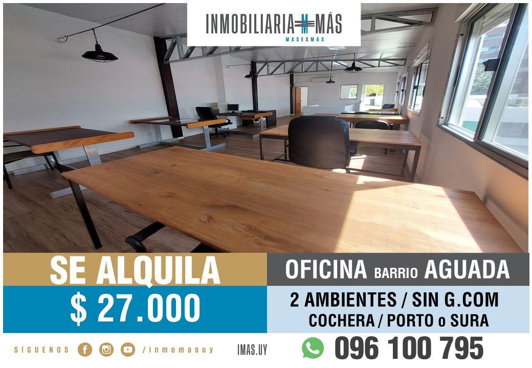 #5199676 | Alquiler | Oficina | Montevideo (Inmobiliaria MAS)
