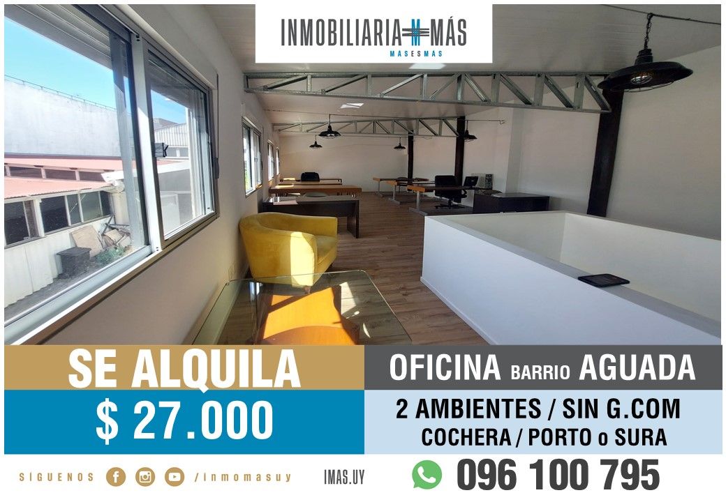 #5199677 | Alquiler | Oficina | Montevideo (Inmobiliaria MAS)