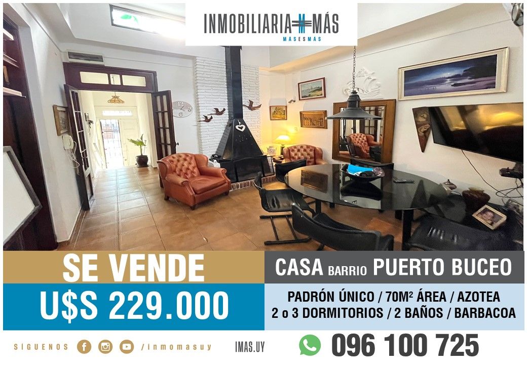#5199743 | Venta | Casa | Montevideo (Inmobiliaria MAS)