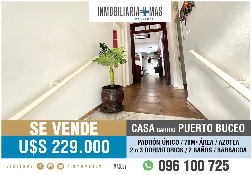 #5199744 | Venta | Casa | Montevideo (Inmobiliaria MAS)