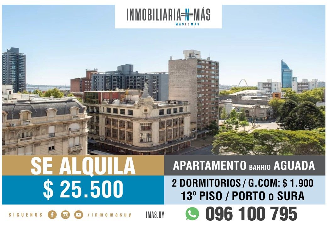 #5199896 | Alquiler | Departamento | Montevideo (Inmobiliaria MAS)