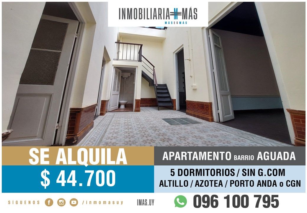 #5199946 | Alquiler | PH | Montevideo (Inmobiliaria MAS)