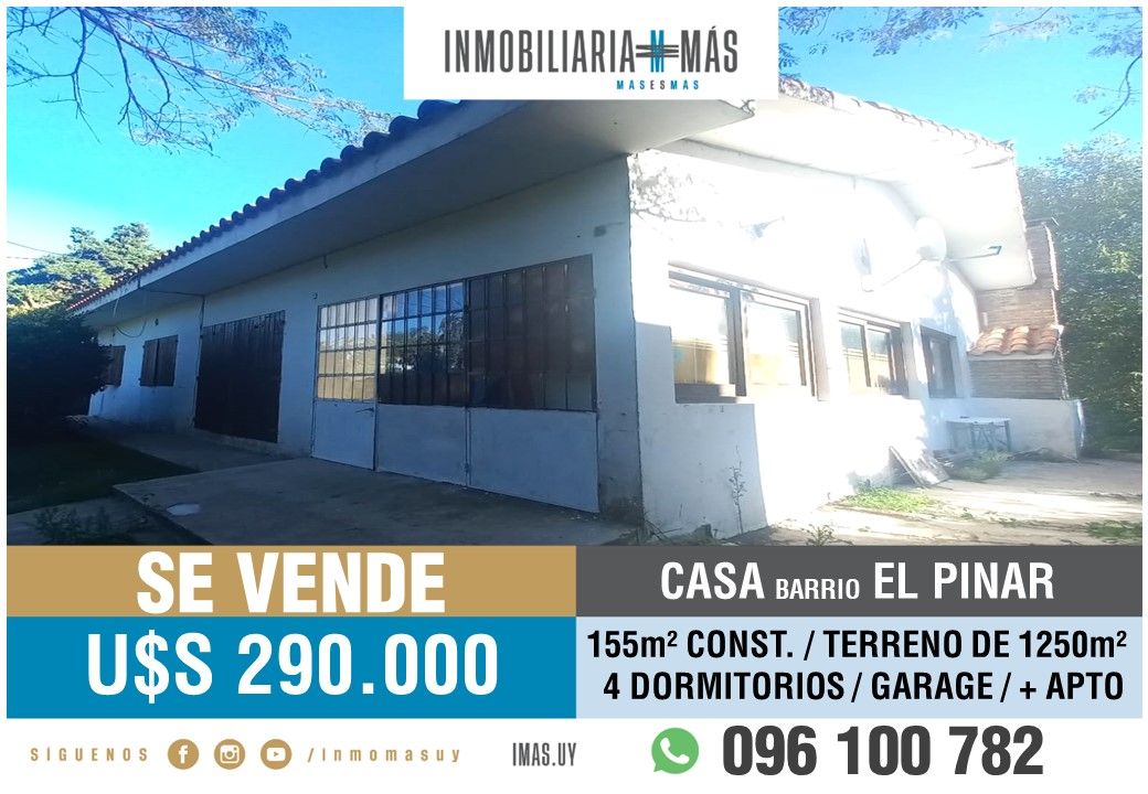 #5200026 | Sale | House | Canelones (Inmobiliaria MAS)