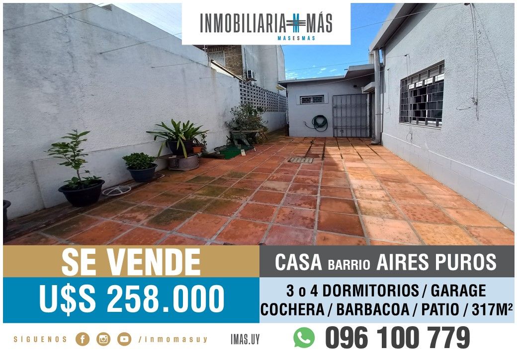 #5200051 | Venta | Casa | Montevideo (Inmobiliaria MAS)