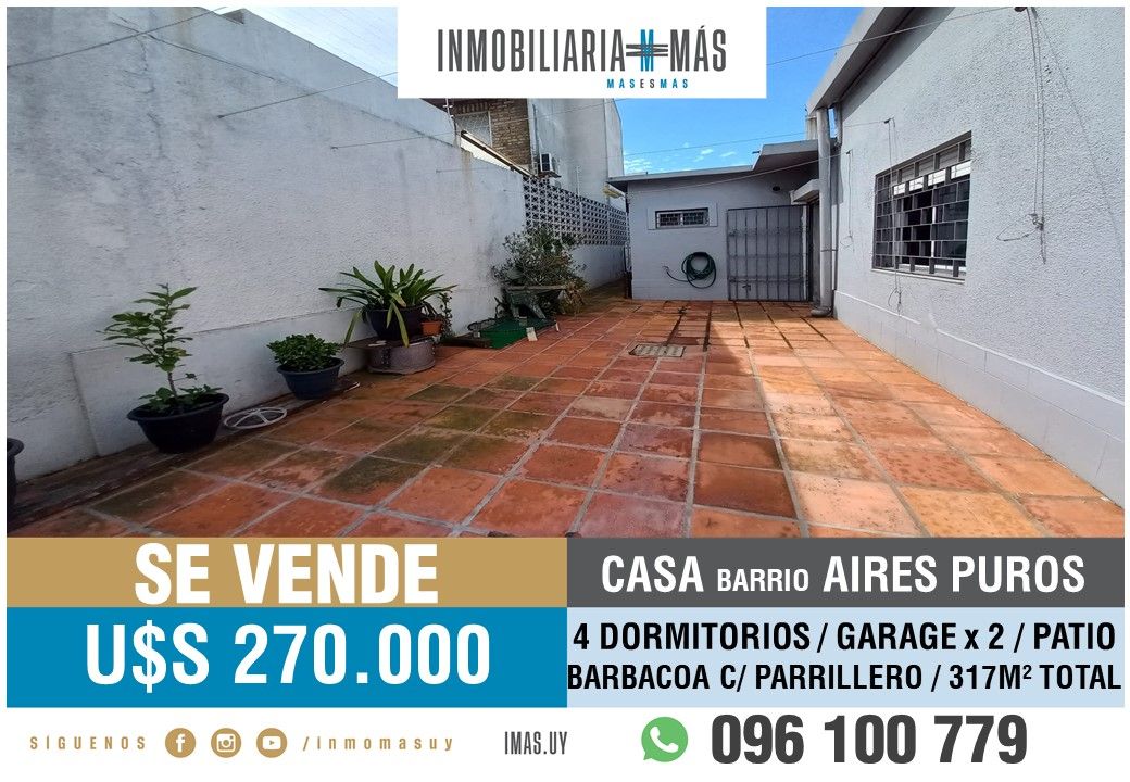 #5200051 | Venta | Casa | Montevideo (Inmobiliaria MAS)