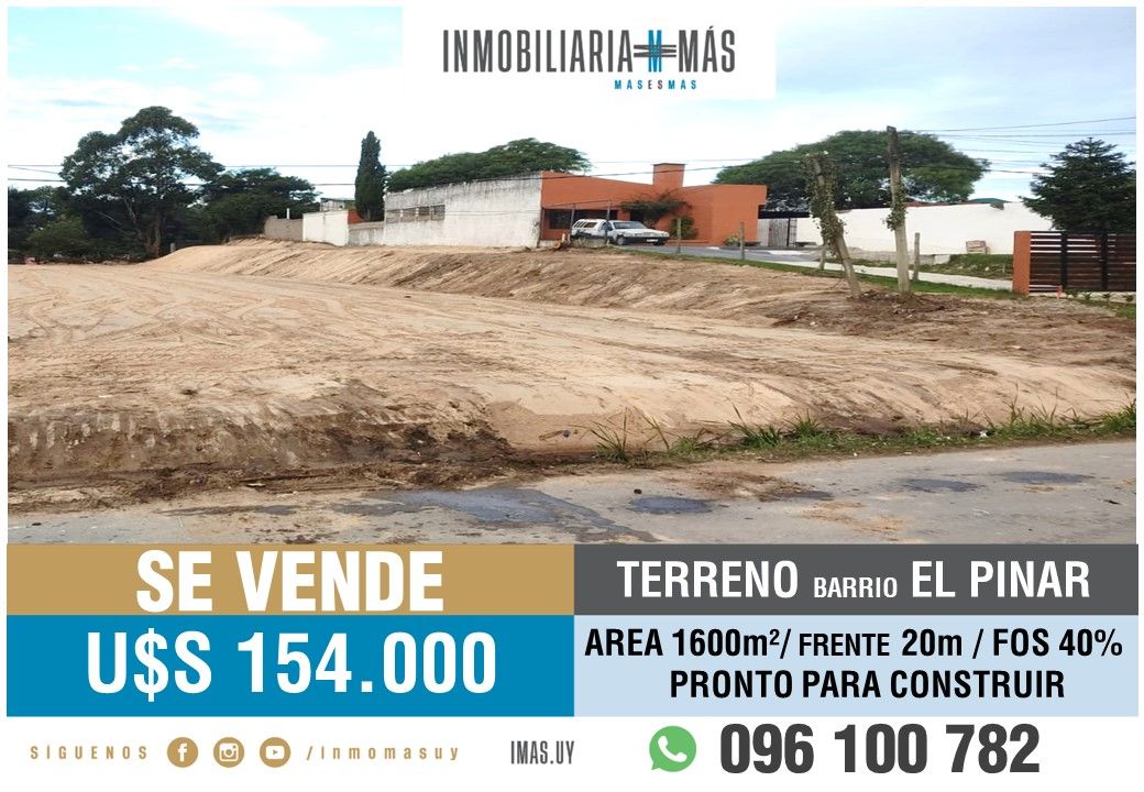 #5200090 | Venta | Lote | El Pinar (Inmobiliaria MAS)