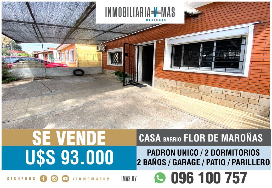 #5200153 | Venta | Casa | Montevideo (Inmobiliaria MAS)