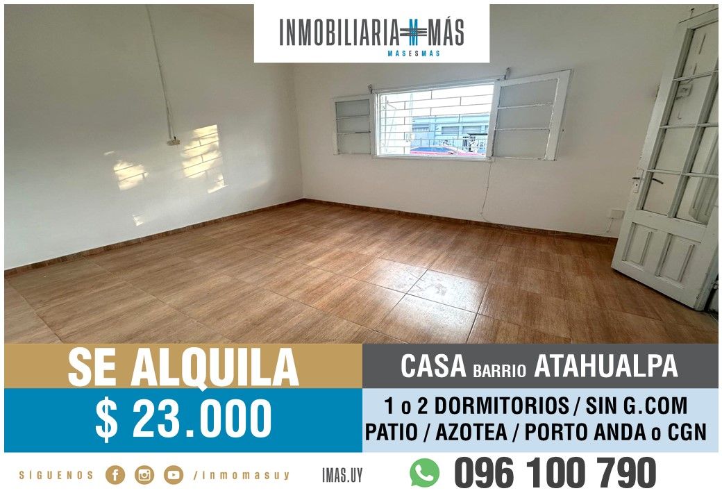 #5200218 | Alquiler | PH | Montevideo (Inmobiliaria MAS)