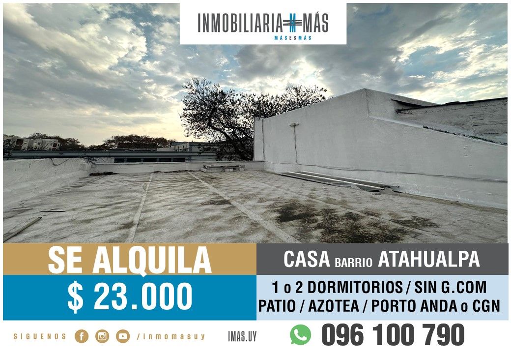 #5200219 | Alquiler | PH | Montevideo (Inmobiliaria MAS)