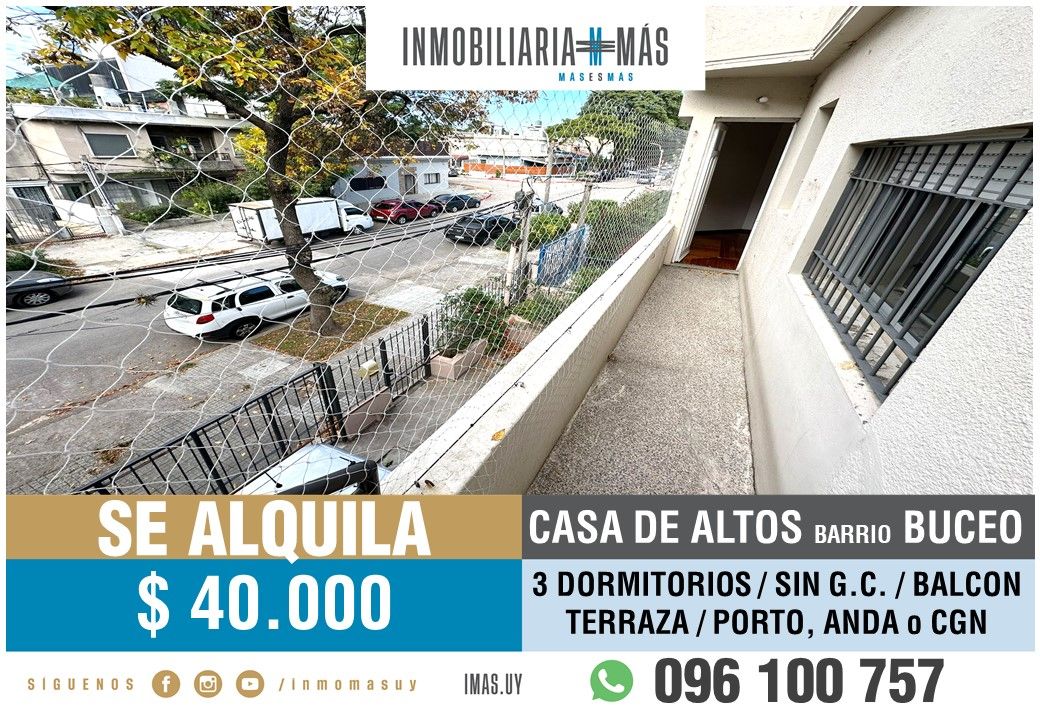 #5233475 | Alquiler | PH | Montevideo (Inmobiliaria MAS)