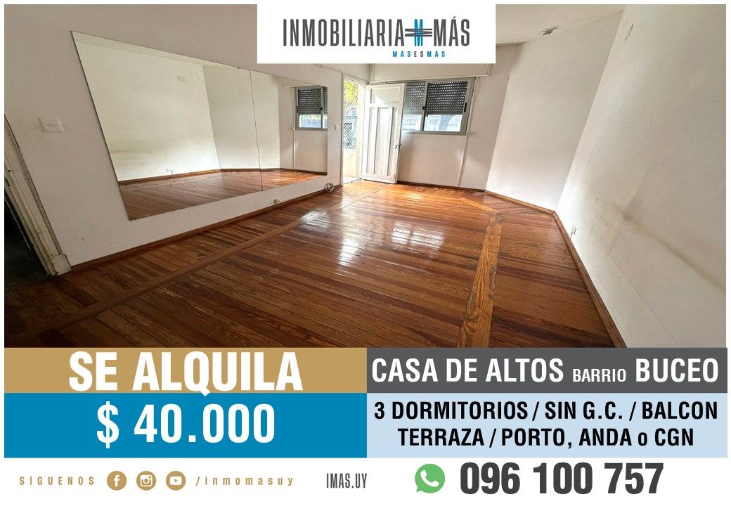 #5233476 | Alquiler | PH | Montevideo (Inmobiliaria MAS)
