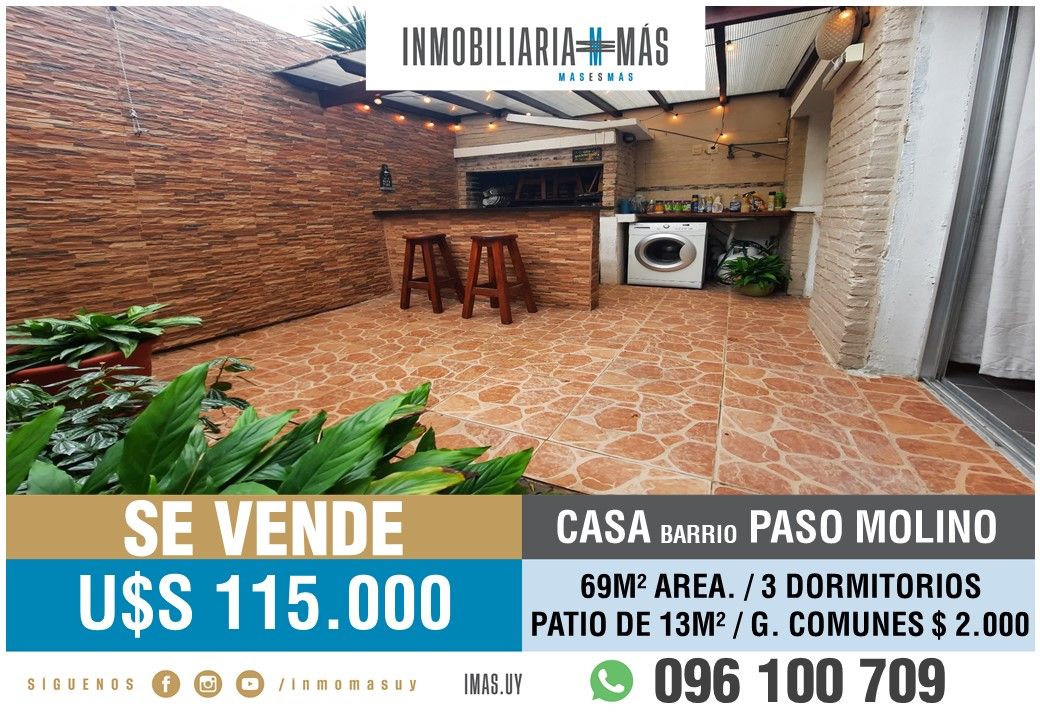#5237877 | Venta | PH | Montevideo (Inmobiliaria MAS)