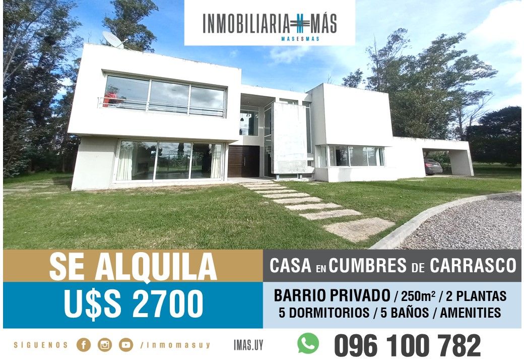 #5247878 | Alquiler | Casa | Canelones (Inmobiliaria MAS)