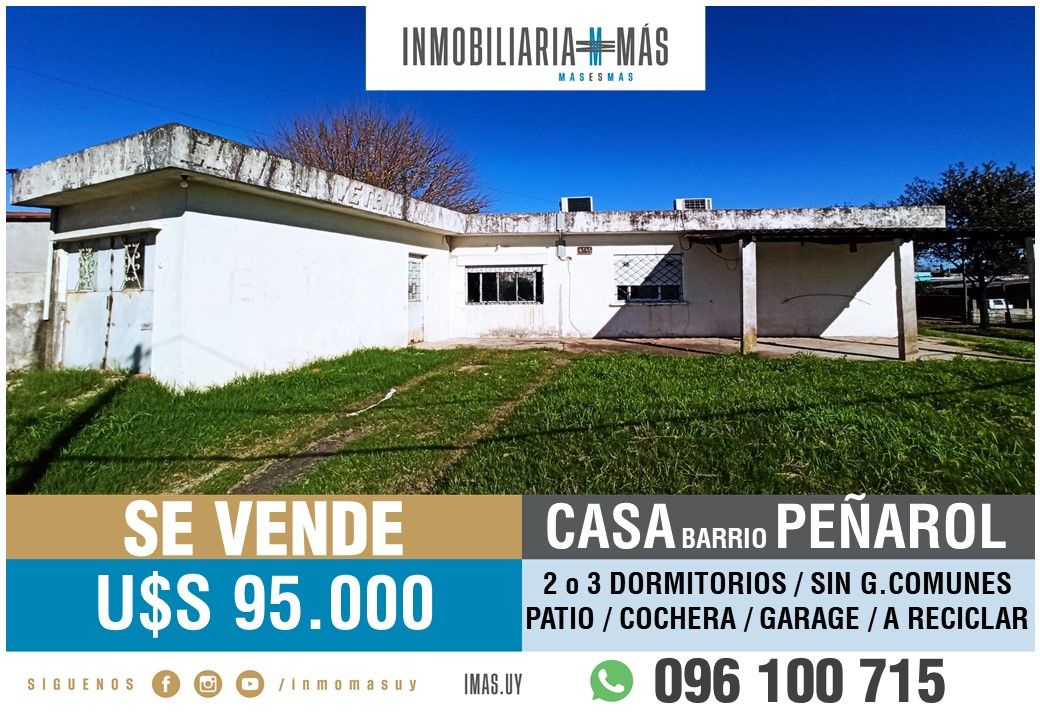 #5253496 | Venta | Casa | Montevideo (Inmobiliaria MAS)