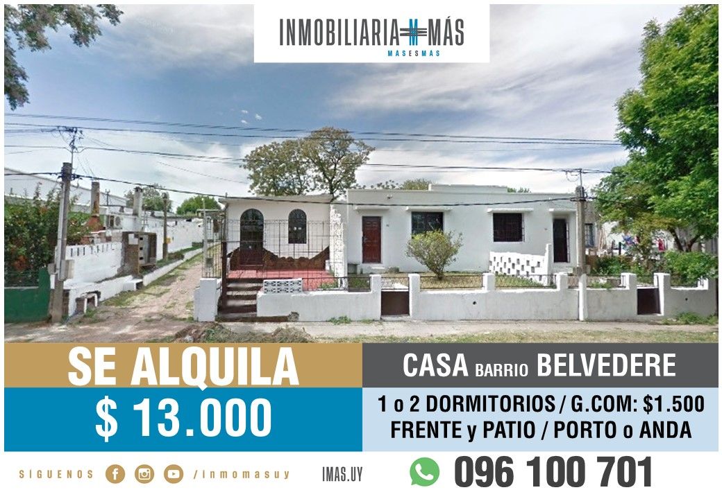 #5265238 | Alquiler | PH | Montevideo (Inmobiliaria MAS)