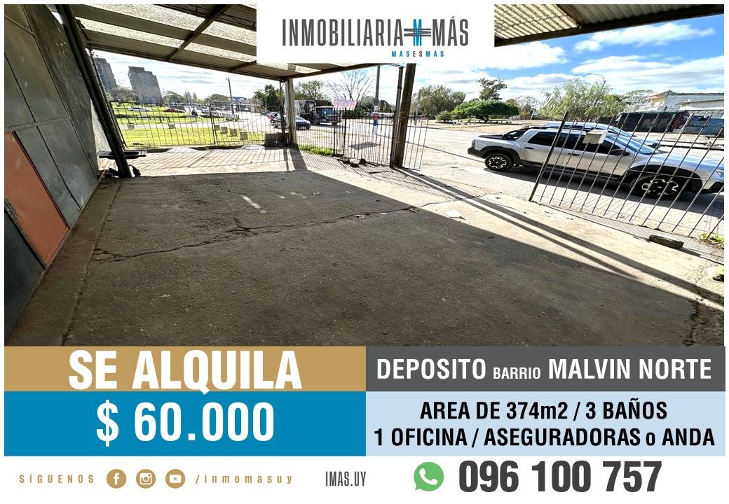 #5277924 | Alquiler | Galpón / Depósito / Bodega | Montevideo (Inmobiliaria MAS)