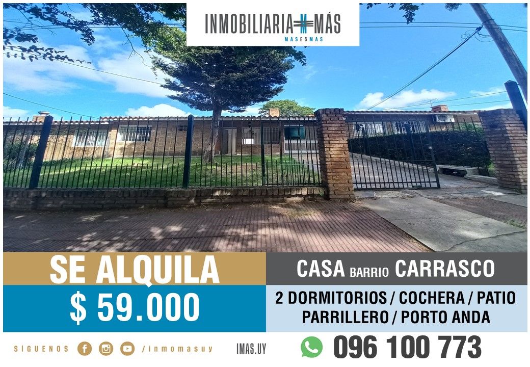 #5318576 | Alquiler | Casa | Montevideo (Inmobiliaria MAS)