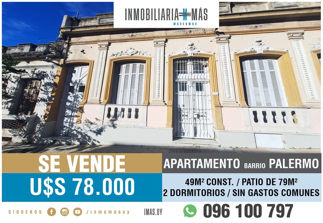 #5341656 | Sale | Horizontal Property | Montevideo (Inmobiliaria MAS)