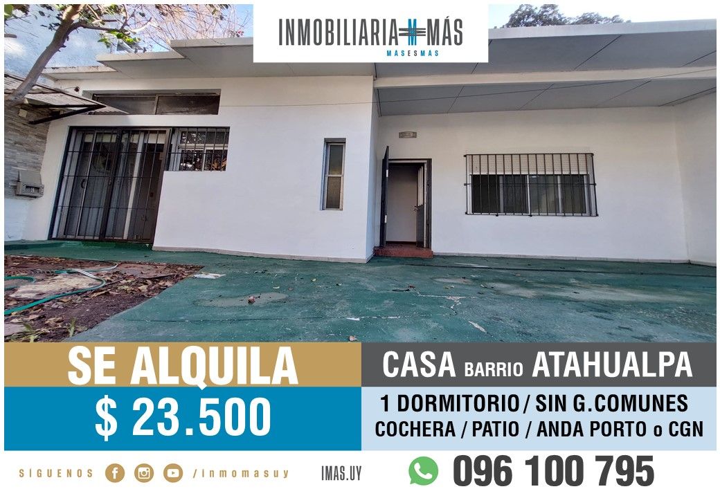 #5345170 | Alquiler | PH | Montevideo (Inmobiliaria MAS)