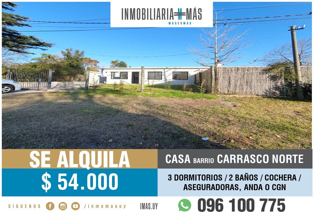 #5346451 | Alquiler | Casa | Montevideo (Inmobiliaria MAS)