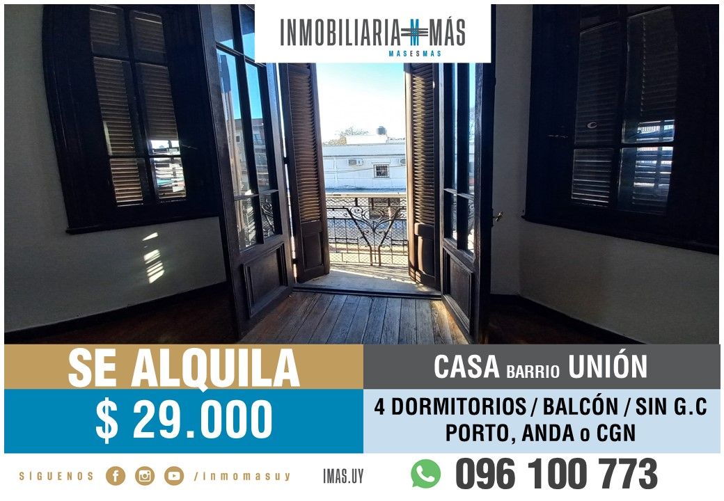 #5349546 | Alquiler | PH | Montevideo (Inmobiliaria MAS)