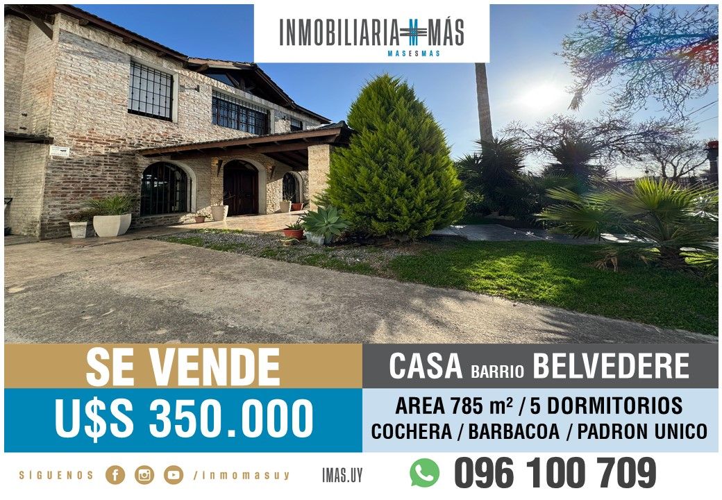 #5351678 | Venta | Casa | Montevideo (Inmobiliaria MAS)