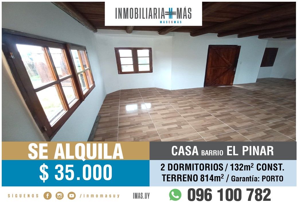 #5354397 | Rental | House | Canelones (Inmobiliaria MAS)