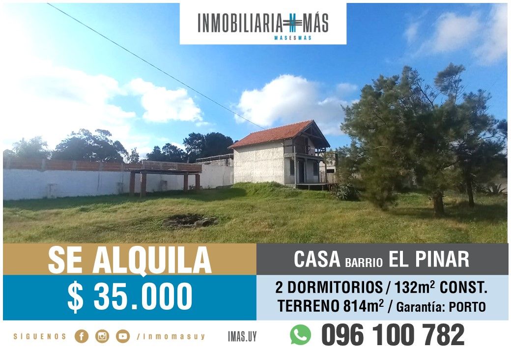 #5356506 | Rental | House | Canelones (Inmobiliaria MAS)