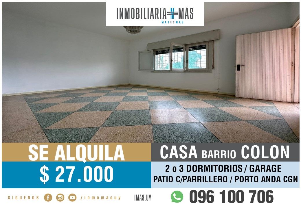 #5356510 | Alquiler | PH | Montevideo (Inmobiliaria MAS)