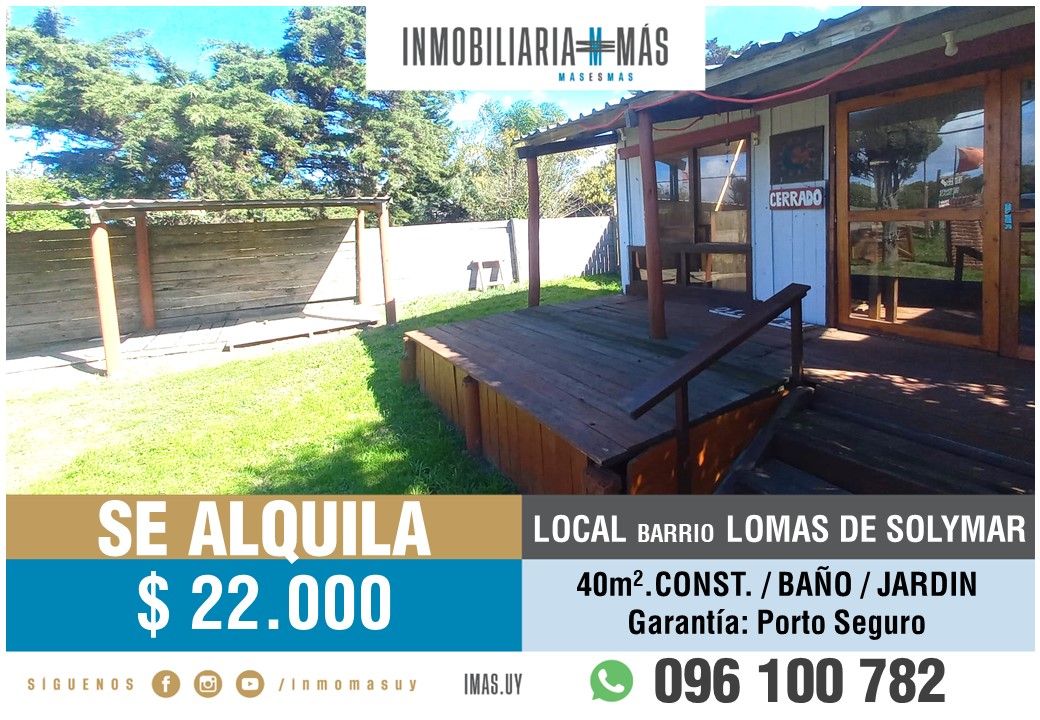 #5365555 | Alquiler | Local | Canelones (Inmobiliaria MAS)