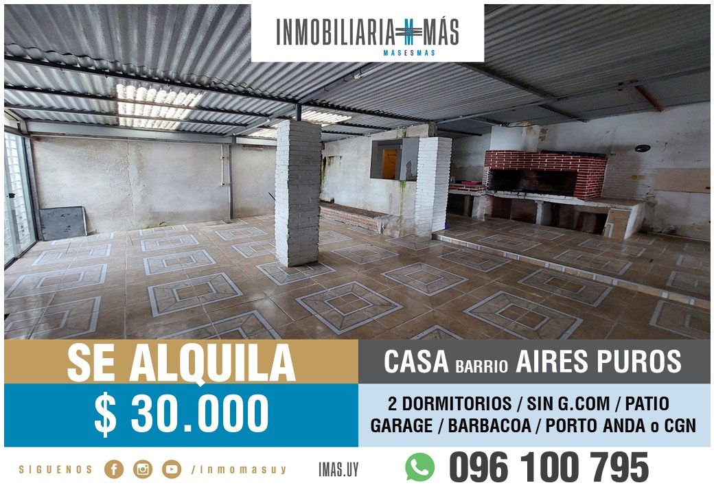 #5367906 | Alquiler | Casa | Montevideo (Inmobiliaria MAS)