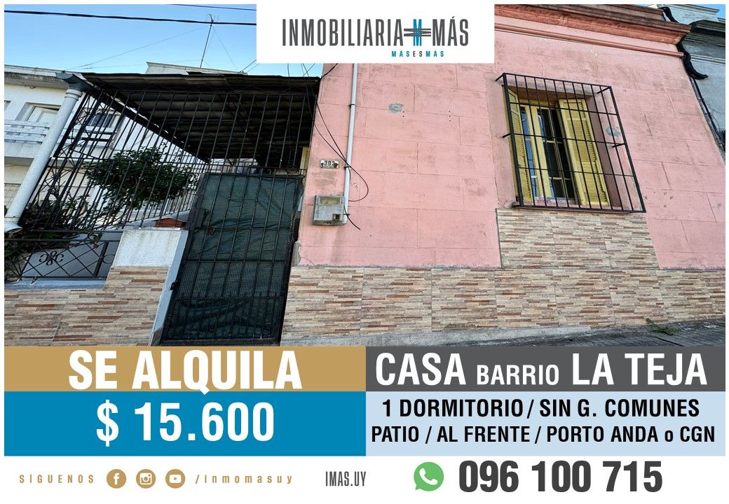 #5367925 | Alquiler | PH | Montevideo (Inmobiliaria MAS)