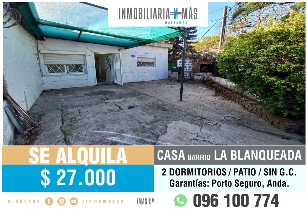 #5367968 | Alquiler | PH | Montevideo (Inmobiliaria MAS)