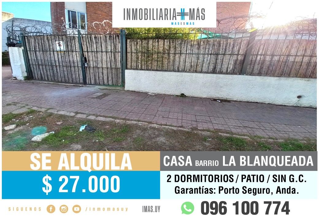 #5367969 | Alquiler | PH | Montevideo (Inmobiliaria MAS)