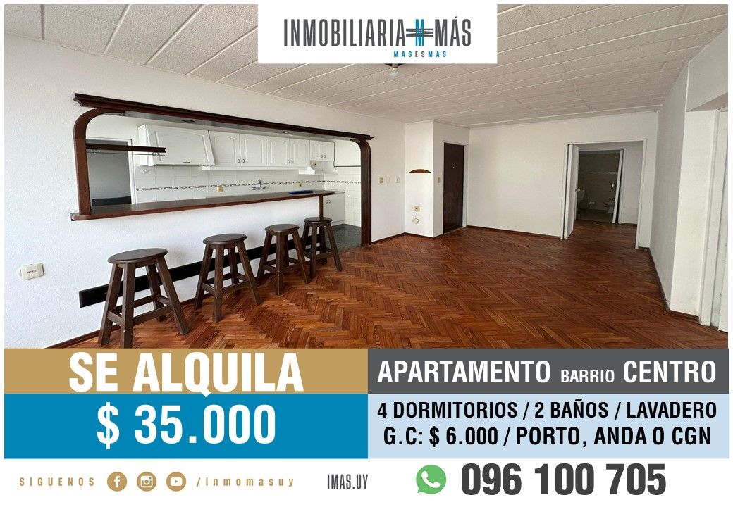 #5367978 | Rental | Horizontal Property | Montevideo (Inmobiliaria MAS)